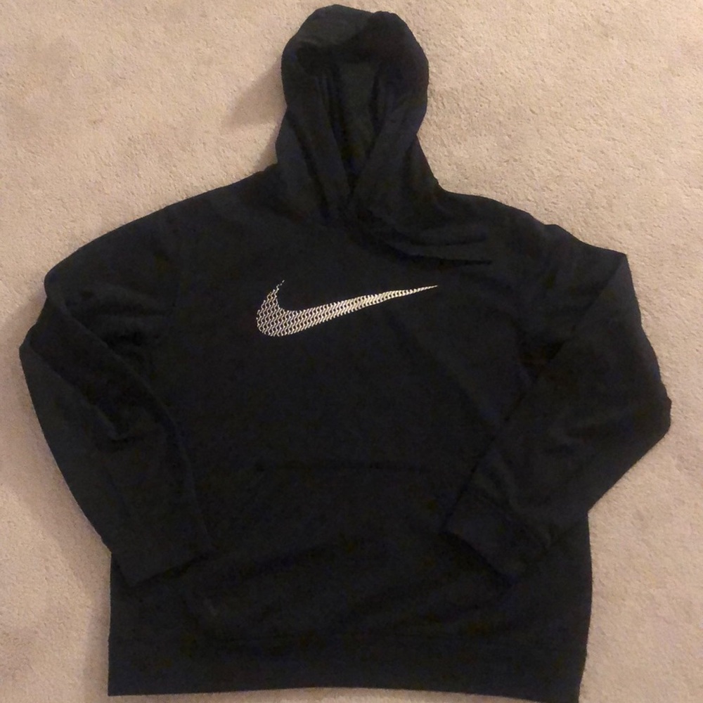Nike Black Therma Fit Hoodie size Large